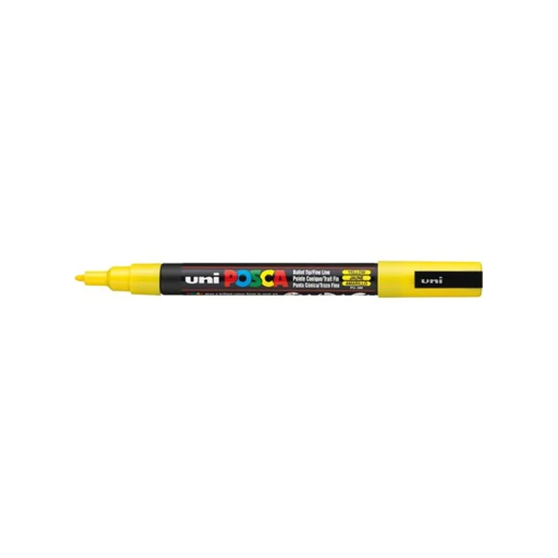 UNİ-BALL PC-3M POSCA SU BAZLI MARKER GÜNEŞ SARISI 0.9 (Best)