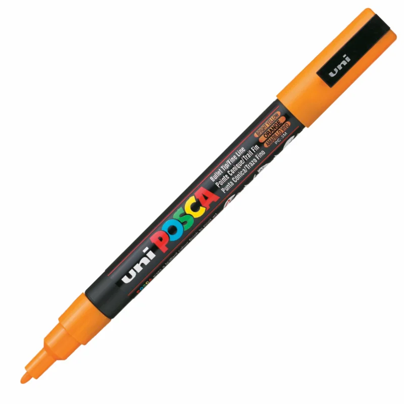 UNİ-BALL PC-3M POSCA SU BAZLI MARKER P.TURUNCU 0.9 (Best)