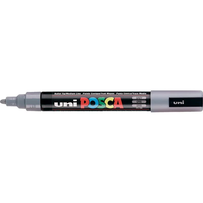 UNİ-BALL PC-5M-POSCA SU BAZLI MARKER GRİ 1.8-2.5 (Best)