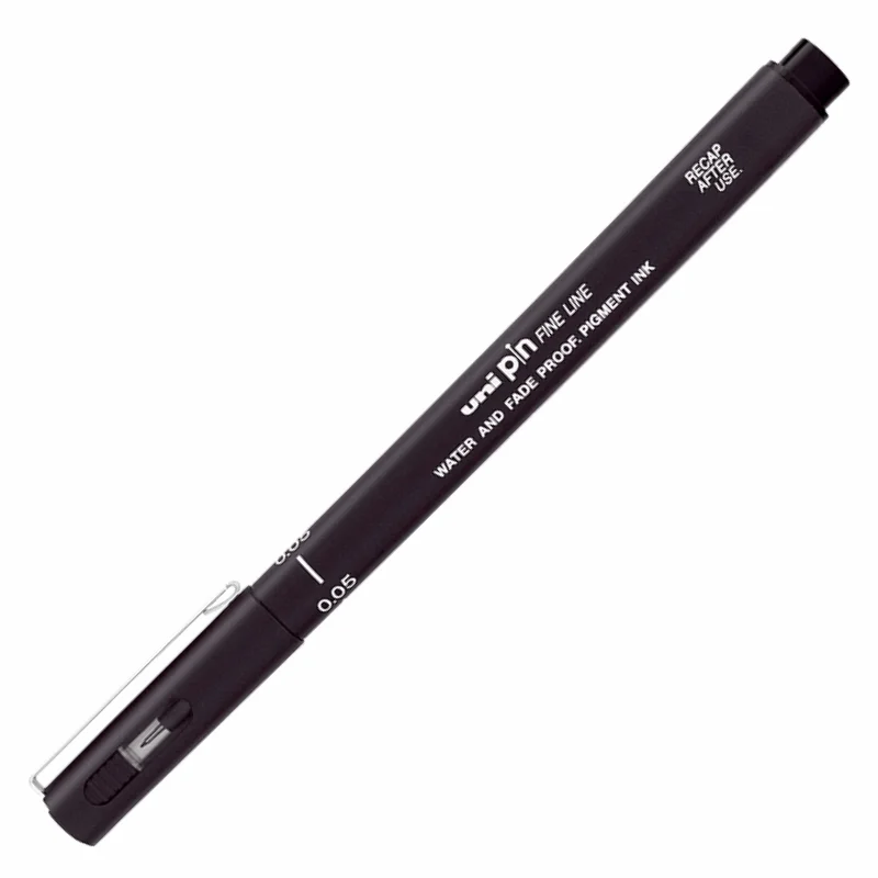 UNİ-BALL PIN005-200 FINELINE SİYAH ÇİZİM KALEMİ (Best)