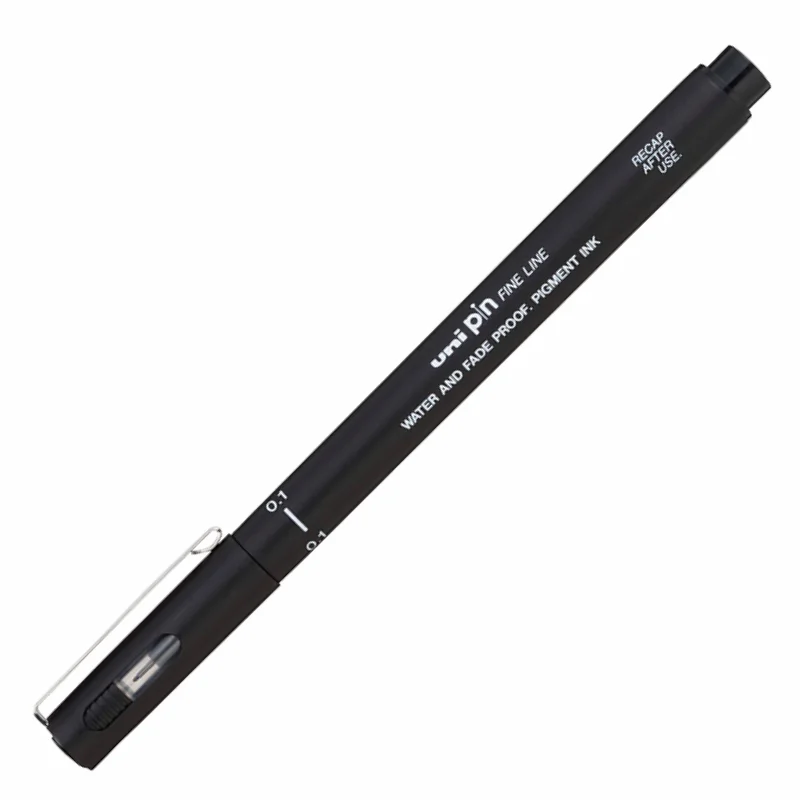 UNİ-BALL PIN01-200 FINELINE SİYAH ÇİZİM KALEMİ (Best)
