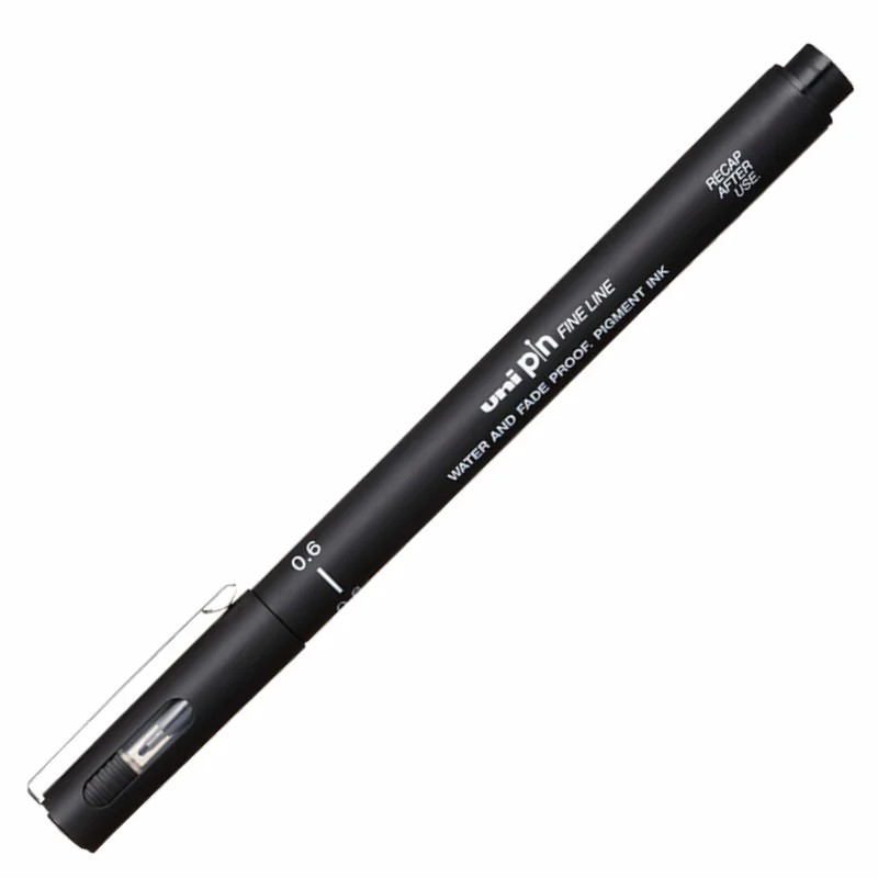 UNİ-BALL PIN06-200 FINELINE 0.6 SİYAH ÇİZİM KALEMİ (Best)