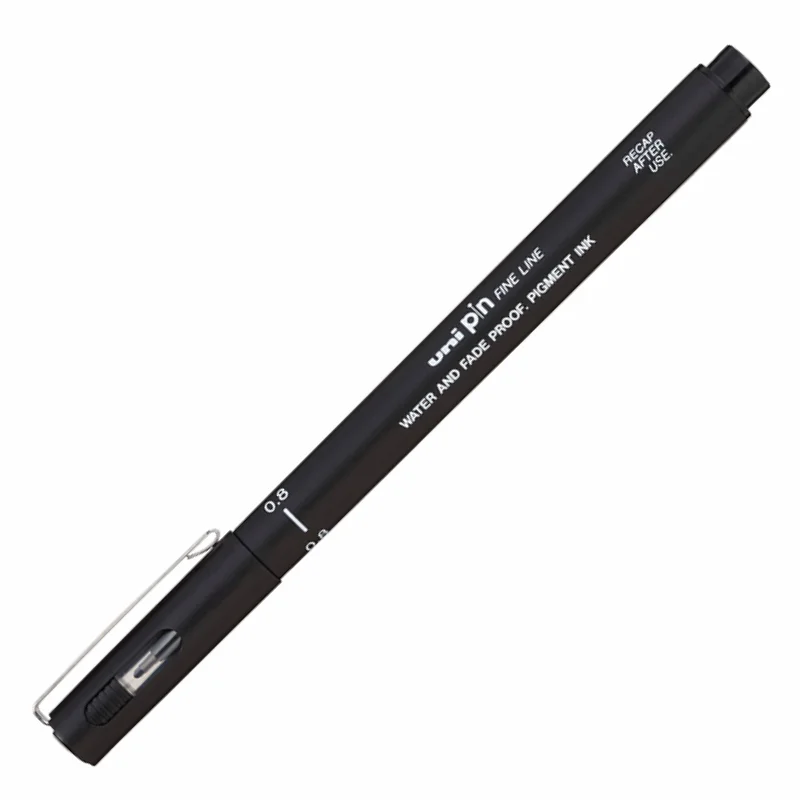 UNİ-BALL PIN08-200 FINELINE SİYAH ÇİZİM KALEMİ (Best)