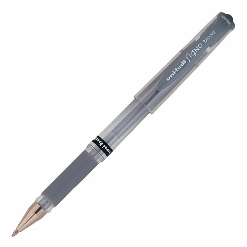 UNİ-BALL UM-153 GÜMÜŞ BROAD JEL KALEM (Best)