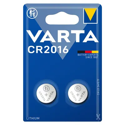 VARTA CR 2016 2 Lİ BLİSTER ELECTRONICS PİL 9363 (Best)