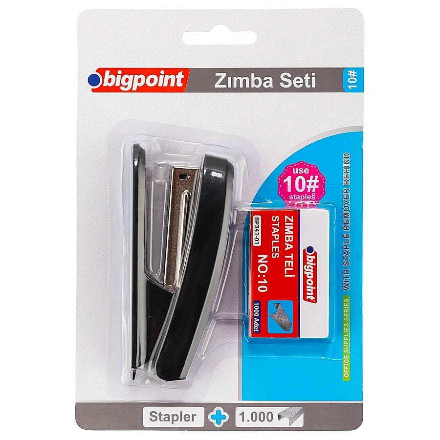 Bigpoint Zımba Makinesi Seti No:10 Siyah