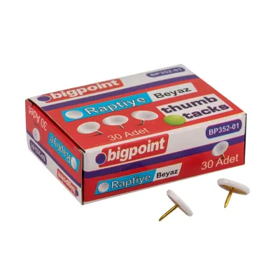 Bigpoint Renkli Raptiye Beyaz