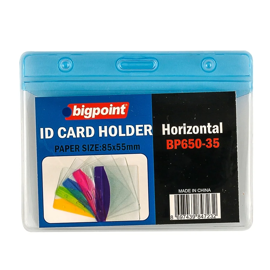 Bigpoint Korumalı Kart Poşeti Yatay Mavi 85x55mm