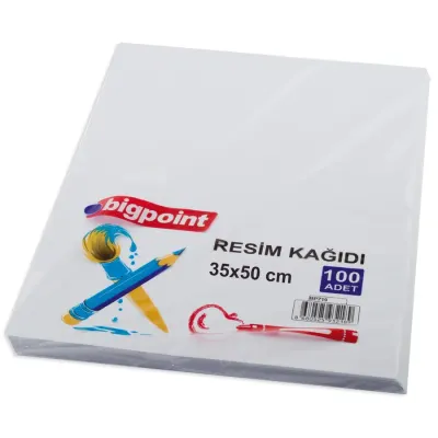 Bigpoint 120 Gram Resim Kağıdı 35x50cm 100'lü Paket