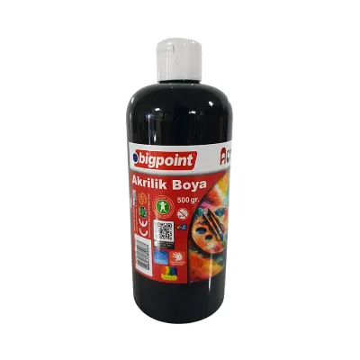 Bigpoint Akrilik Boya 500 gram Siyah