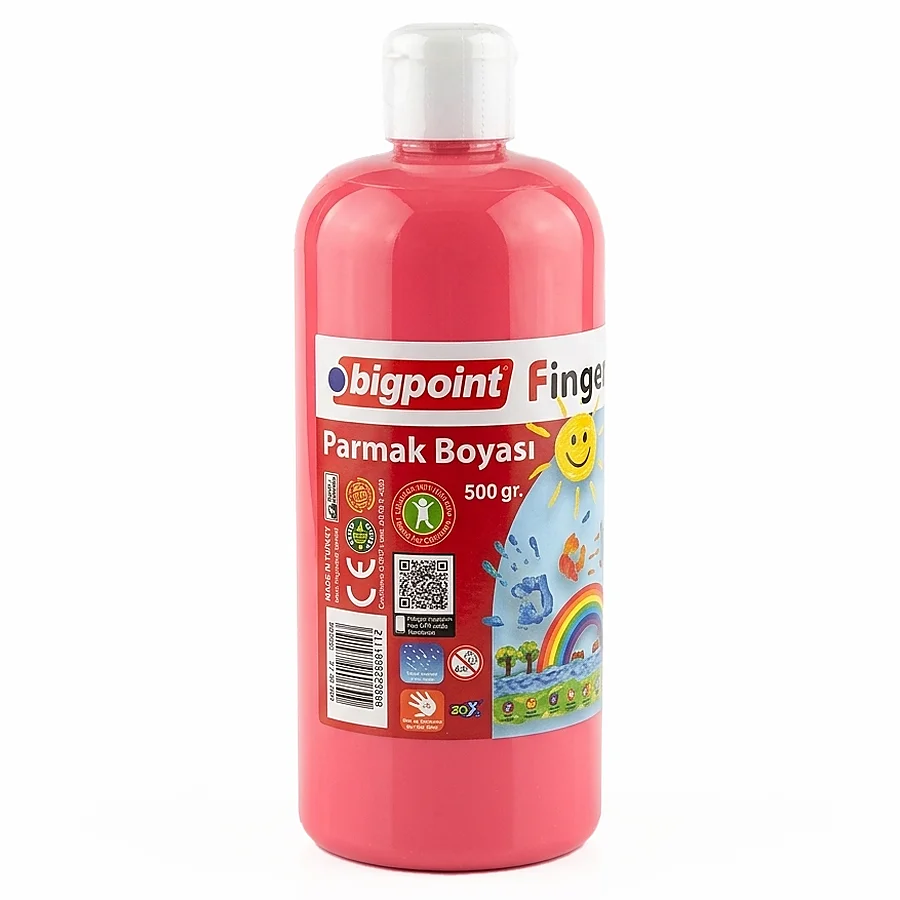 Bigpoint Parmak Boyası 500 gram Pembe