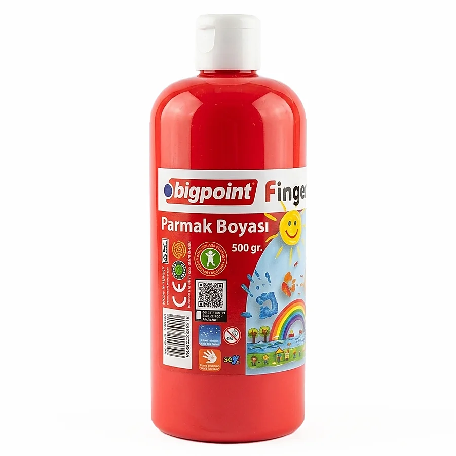 Bigpoint Parmak Boyası 500 gram Kırmızı