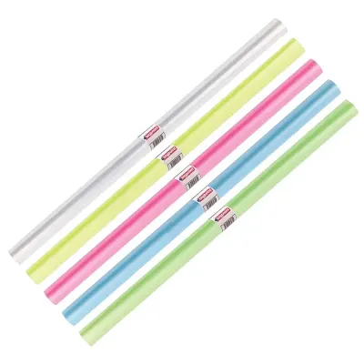 Bigpoint Şeffaf Renkli Rulo Kap 40 cm x 2 metre 50'li Kutu