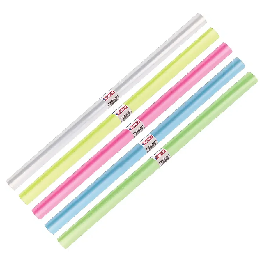 Bigpoint Şeffaf Renkli Rulo Kap 40 cm x 2 metre 50'li Kutu