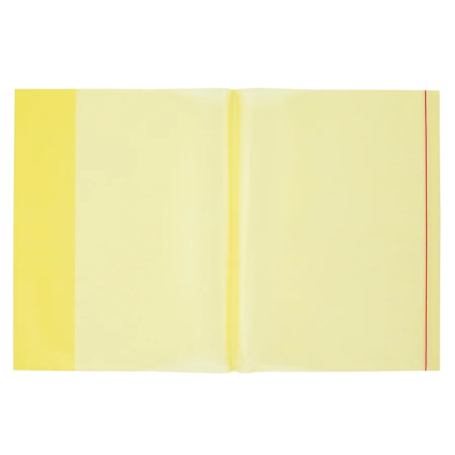 Bigpoint A4 Hazır Defter Kabı 5'li Paket Şeffaf Sarı