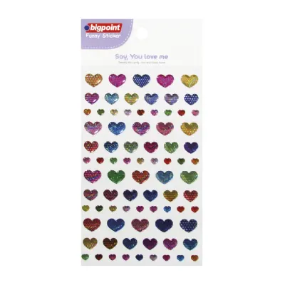 Bigpoint Sticker Desenli Kalpler