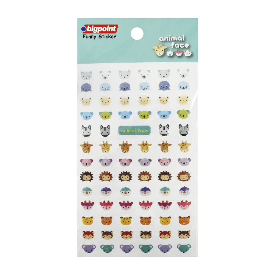 Bigpoint Sticker Hayvan Yüzleri