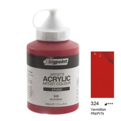 Bigpoint Akrilik Boya 500 ml Vermilion 324