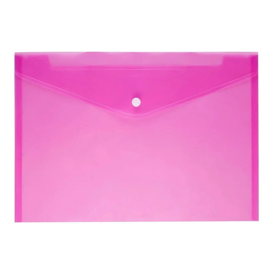 Lotte Çıtçıtlı Dosya A4 Pembe