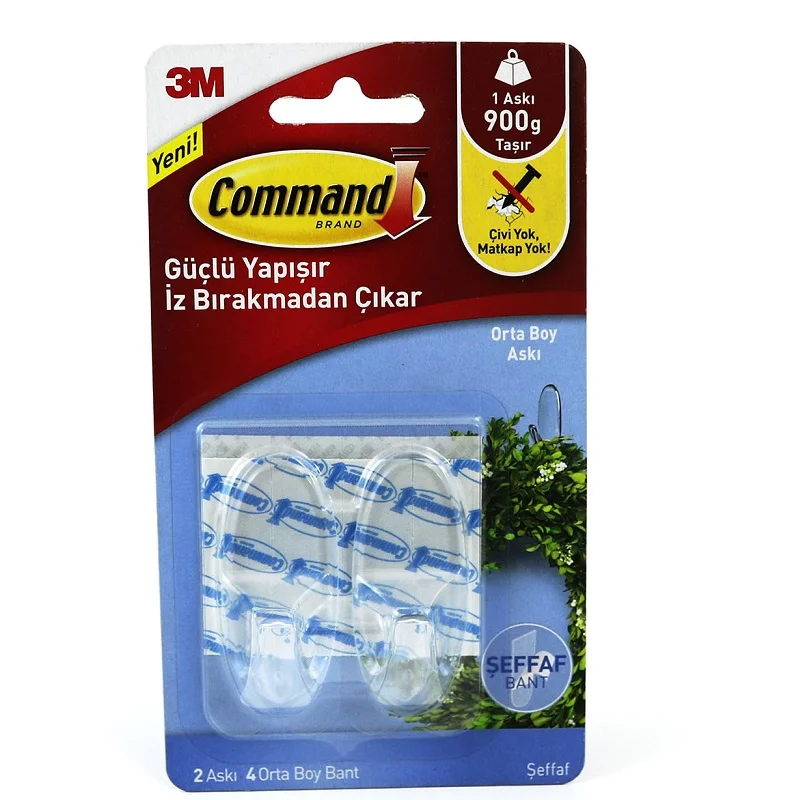 3M 17091 COMMAND ORTA BOY ASKI ŞEFFAF (Best)