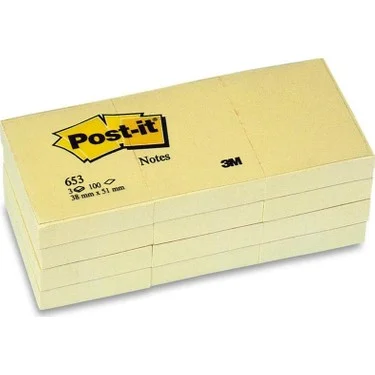 3M 65312BEA 38x51 POST-IT 100 YP 12 Lİ (Best)
