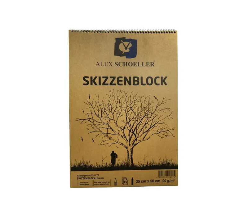 ALEX KRAFT ESKİZ BLOK 35x50 15 YP SPİRALLİ ALX1175 (Best)