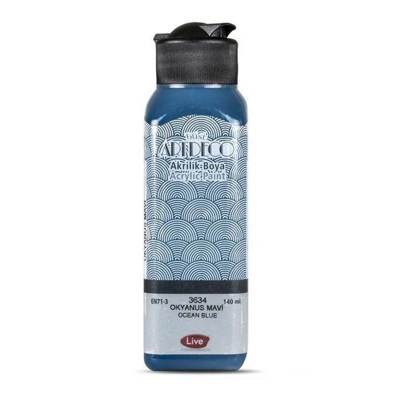 ARTDECO AKRİLİK BOYA 140 ML OKYANUS MAVİ 070R-3634 (Best)