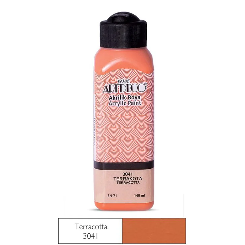 ARTDECO AKRİLİK BOYA 140 ML TERRAKOTA 070R-3041 (Best)