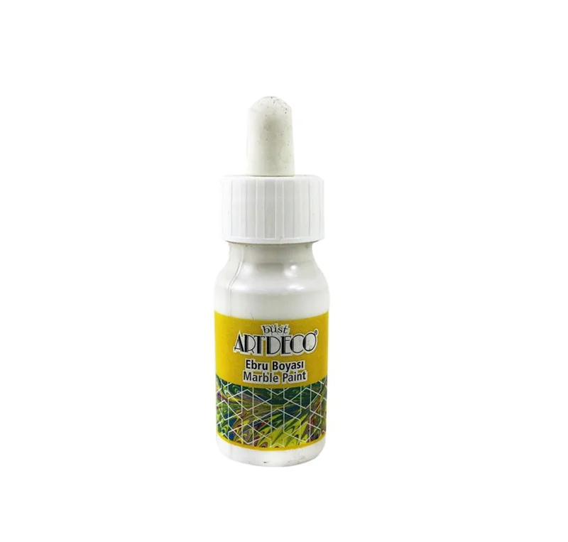 ARTDECO EBRU BOYASI 30ml BEYAZ 016B-19 (Best)