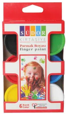 SÜDOR PARMAK BOYASI SET 6X30 ML SD822