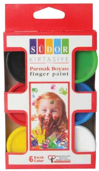 SÜDOR PARMAK BOYASI SET 6X30 ML SD822