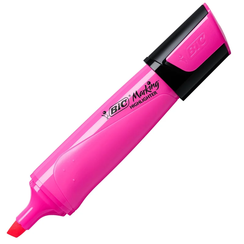 BİC FLAT PEMBE FOSFORLU KALEM 517963 (Best)