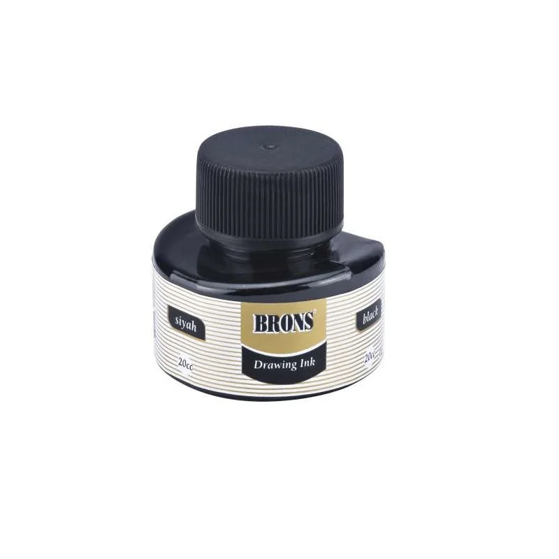 BRONS ÇİNİ MÜREKKEBİ SİYAH 20 CC BR-317 (Best)