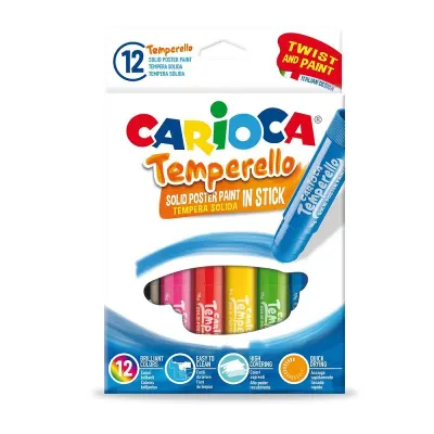 CARIOCA TEMPERELLO 12 RENK ÇEVİRMELİ MUM BOYA 42738 (Best)