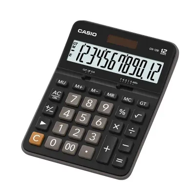 CASIO DX-12 B MASA ÜSTÜ HESAP MAKİNESİ 12 HANE (Best)