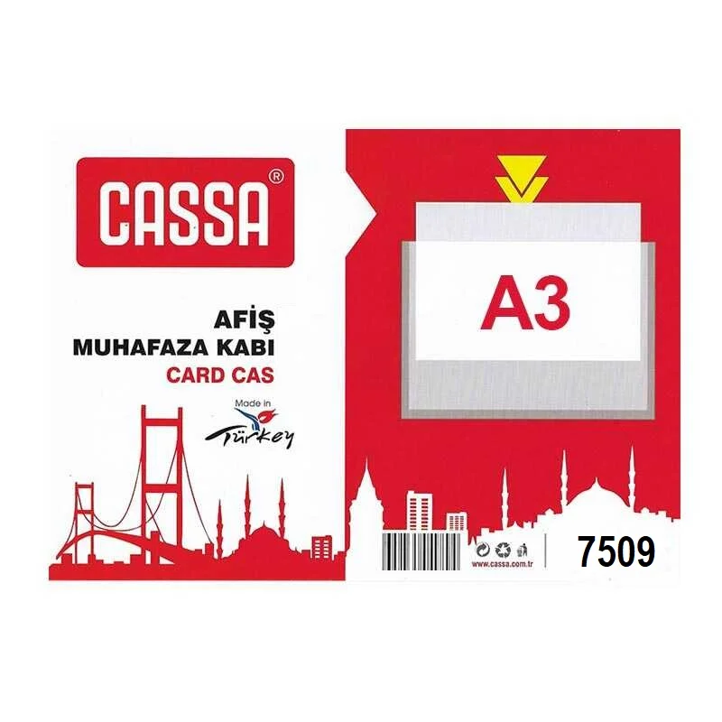 CASSA 7509 A3 AFİŞ MUHAFAZA KABI (Best)