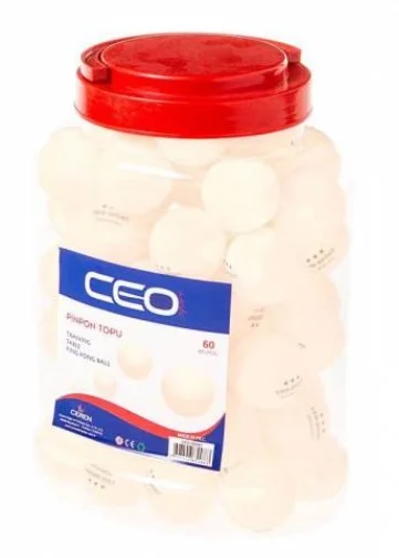 CEO-MASİS PİNPON TOPU 60 LI KAVANOZ BEYAZ CEO-PN0001 (Best)