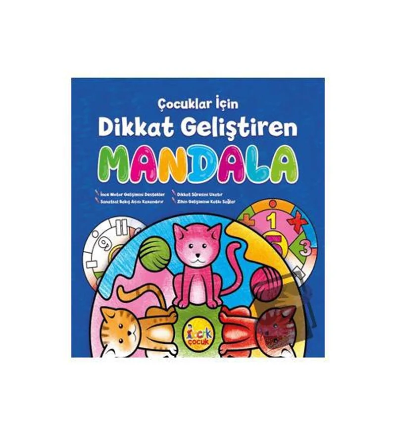 ÇOCUKLAR İÇİN DİKKAT GELŞTİREN MANDALA KİTABI / BICIRIK (Best)