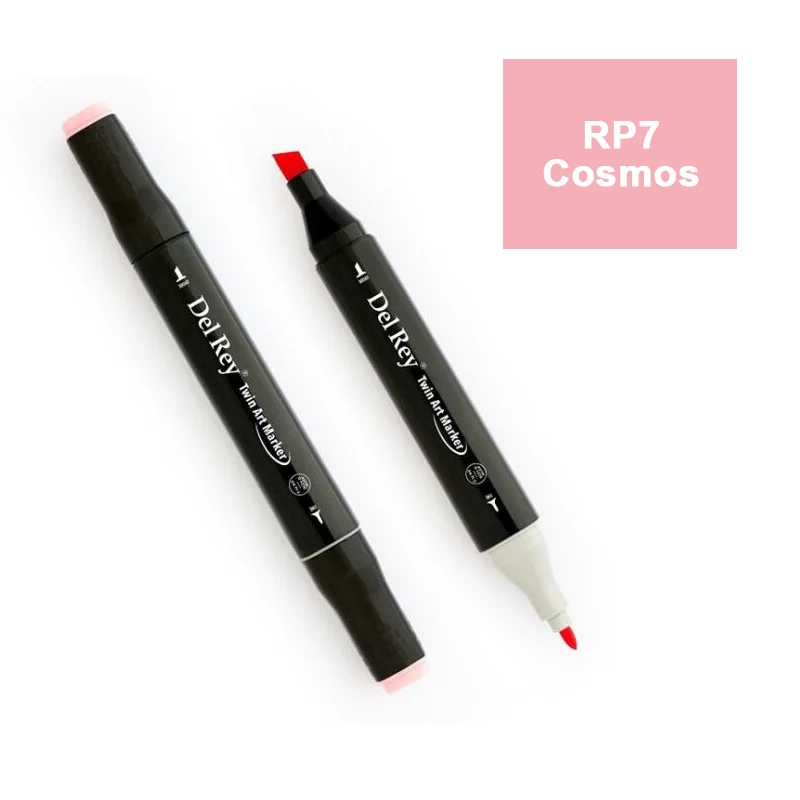 DEL REY TWIN MARKER RP7 COSMOS ÇİFT UÇLU GRAFİK KALEMİ MN-DR007 (Best)