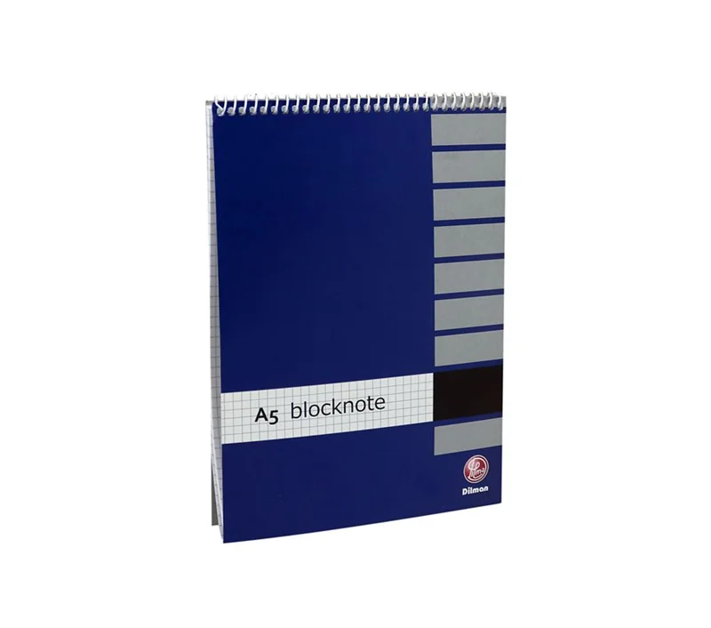 DİLMAN A5 40 YP BLOKNOT KARELİ SPİRALLİ (Best)