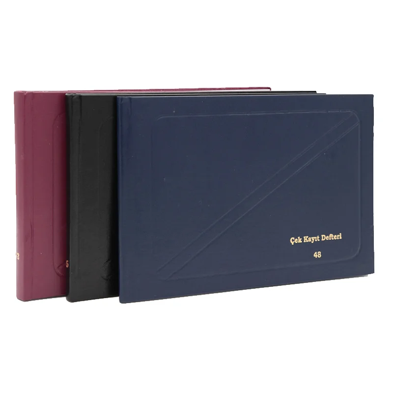 DİLMAN ÇEK KAYIT DEFTERİ 17x24 96 YP. YATAY CİLTLİ (Best)