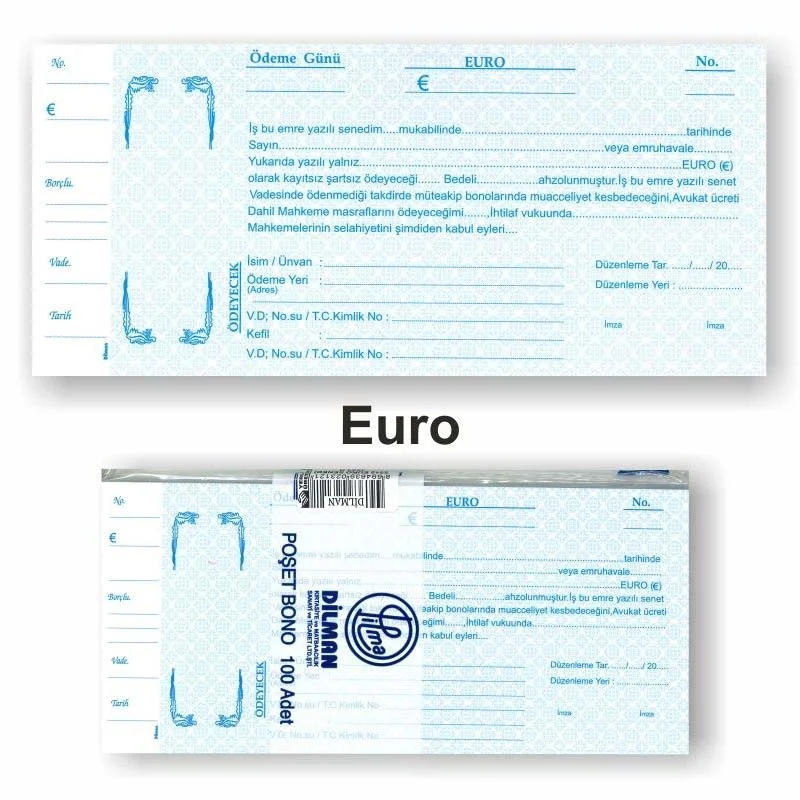 DİLMAN EURO SENET KOÇANI 100 LÜ (Best)