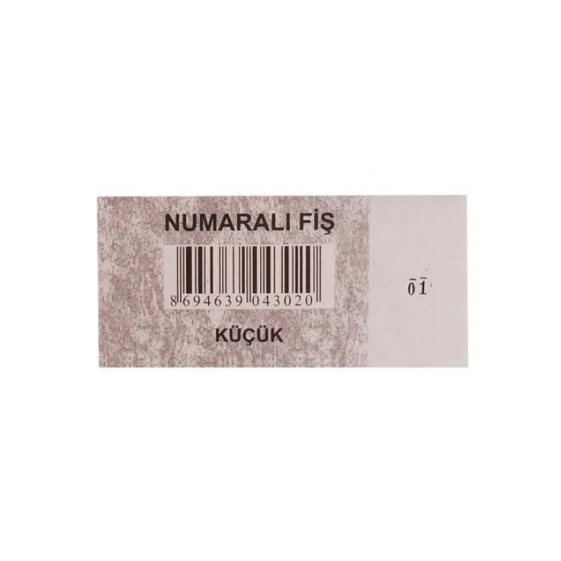 DİLMAN NUMARALI FİŞ KÜÇÜK (Best)