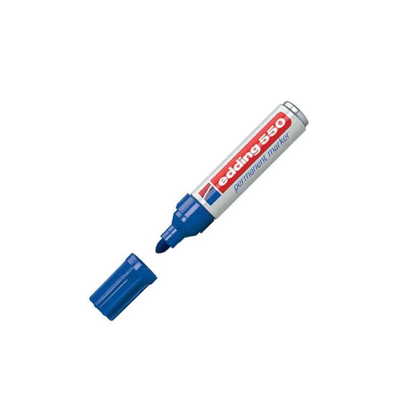 EDDİNG 550 MAVİ UÇ MARKER KALEM (Best)