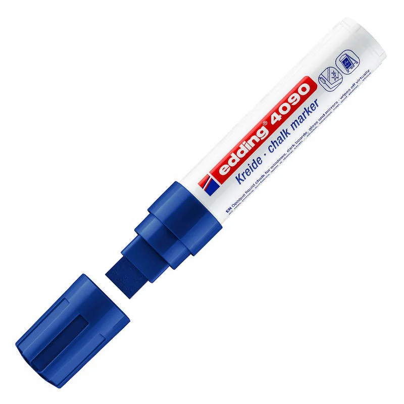 EDDİNG E-4090 MAVİ CAM KALEMİ (Best)