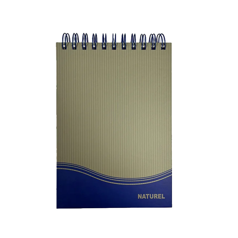 ELMA A4 SERT NATUREL KAPAK SPİRALLİ ÇİZGİLİ BLOKNOT 100 yp. (Best)