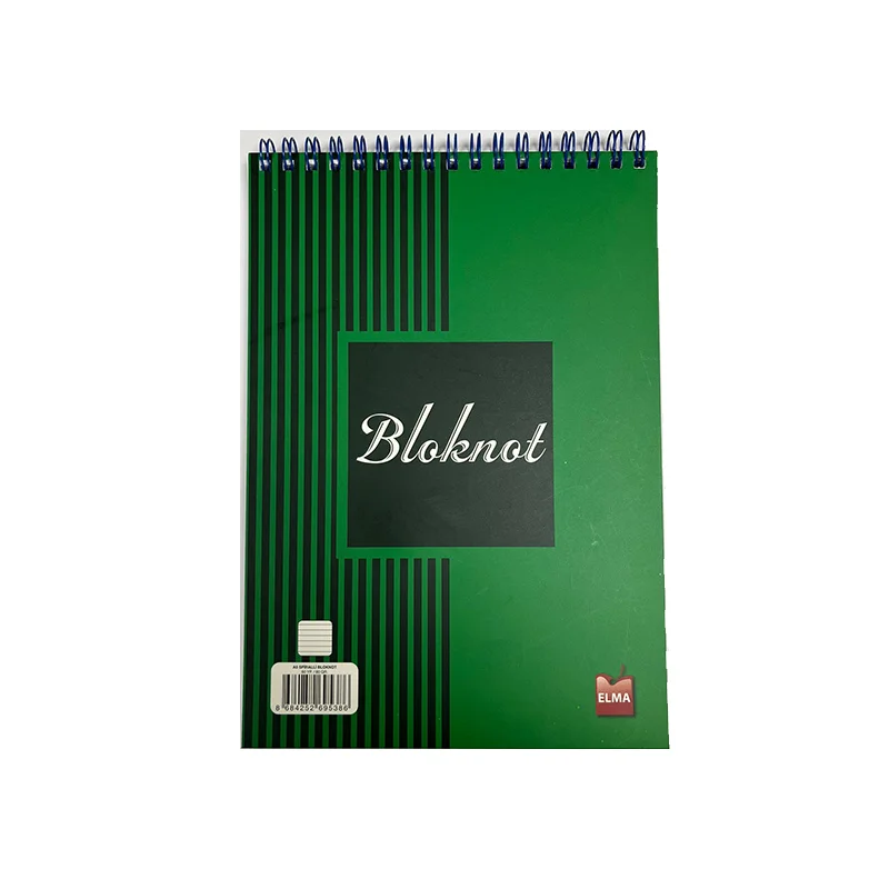 ELMA A4 SPİRALLİ ÇİZGİLİ BLOKNOT 60 yp. (Best)