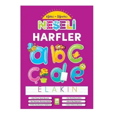 EMA ÇOCUK NEŞELİ HARFLER ETKİNLİK KİTABI (Best)