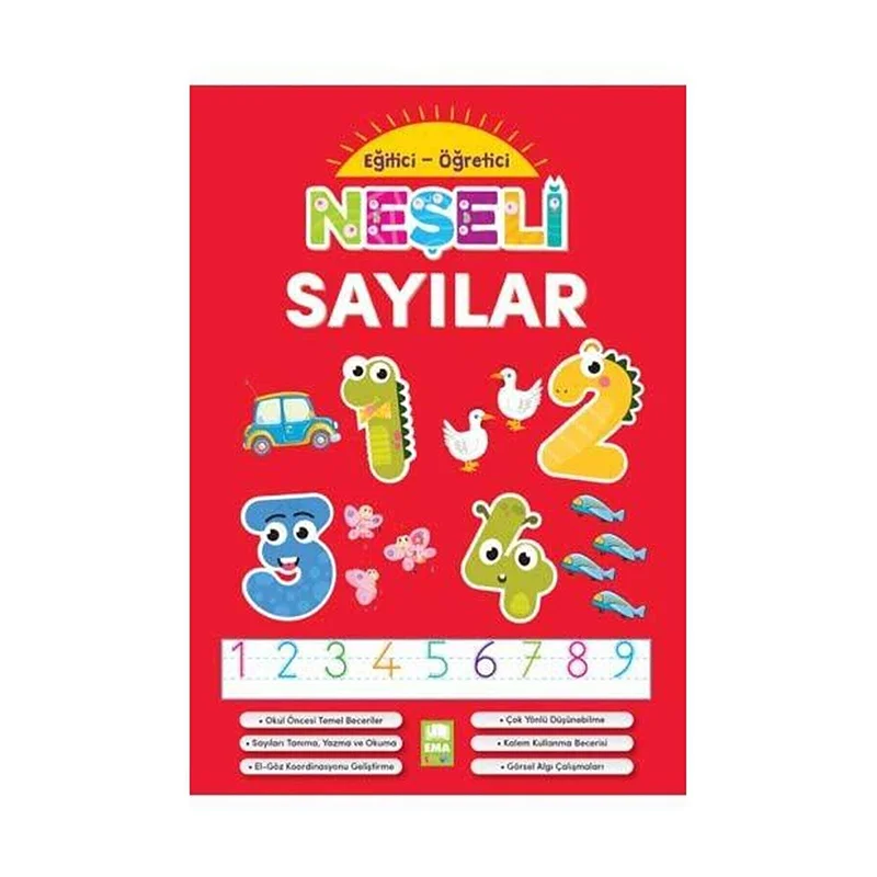 EMA ÇOCUK NEŞELİ SAYILAR ETKİNLİK KİTABI (Best)