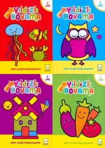 EMA ÇOCUK YILDIZLI BOYAMA KİTABI 1-4 (Best)